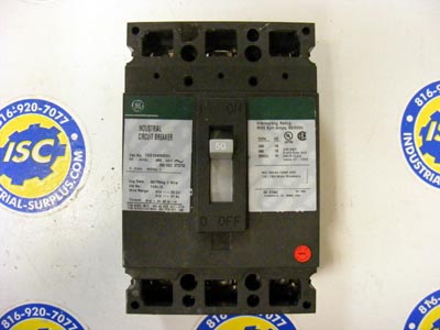 <b>General Electric - </b>TED134050WL Circuit Breaker - Grey NEW